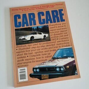 1980 Car Care Annual Magazine Weekend Mechanic Auto Repair Maintenance Import